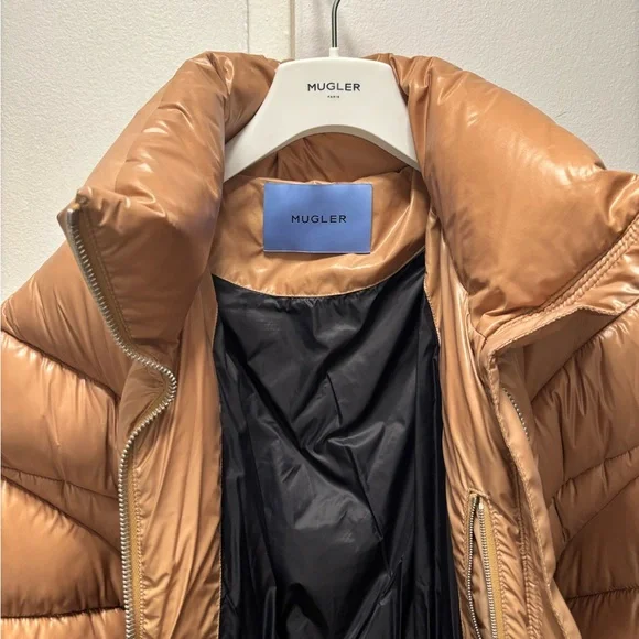 Authentic Mugler puffer never worn in size FR40.